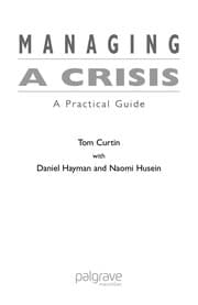 Tapa de Managing a Crisis