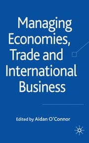 Tapa de Managing economies, trade and international business