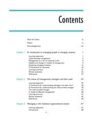 Tapa de Managing people and organizations in changing contexts