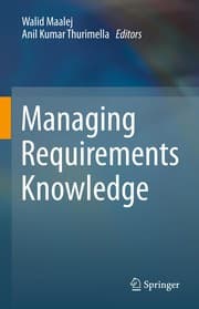 Tapa de Managing Requirements Knowledge