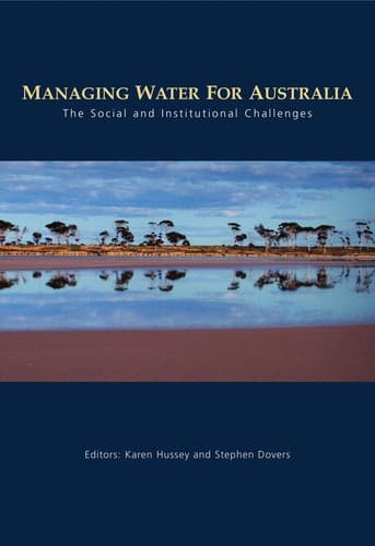 Tapa de Managing water for Australia