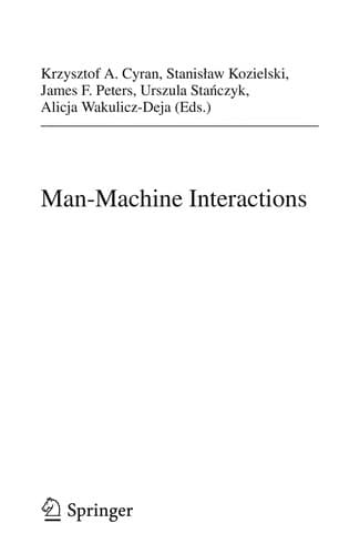Tapa de Man-Machine Interactions