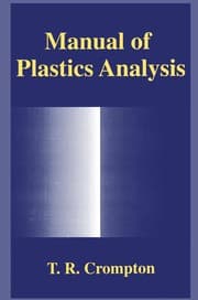 Tapa de Manual of Plastics Analysis
