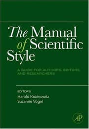 Tapa de The Manual of Scientific Style