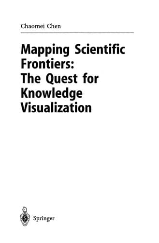 Tapa de Mapping Scientific Frontiers: The Quest for Knowledge Visualization