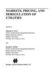 Tapa de Markets, Pricing, and Deregulation of Utilities