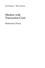 Tapa de Markets with Transaction Costs