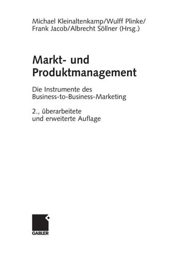 Tapa de Markt- und Produktmanagement