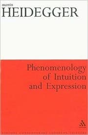 Tapa de Phenomenology of intuition and expression