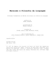 Tapa de Marxismo e filosofia da linguagem