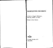 Tapa de Marxister om Ibsen