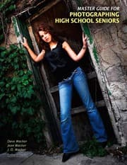 Tapa de Master guide for photographing high school seniors