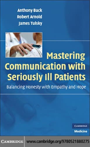 Tapa de Mastering communication with seriously ill patients