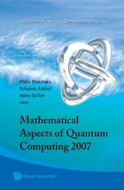 Tapa de Mathematical aspects of quantum computing 2007