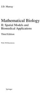 Tapa de Mathematical biology