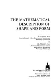 Tapa de The mathematical description of shape and form
