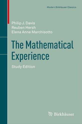 Tapa de The Mathematical Experience