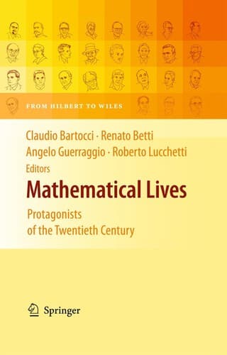 Tapa de Mathematical Lives