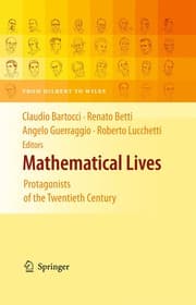 Tapa de Mathematical Lives