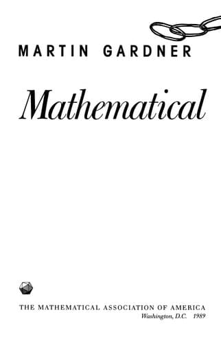 Tapa de Mathematical magic show