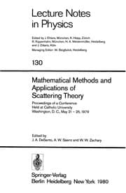 Tapa de Mathematical methods and applications of scattering theory