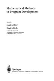Tapa de Mathematical Methods in Program Development