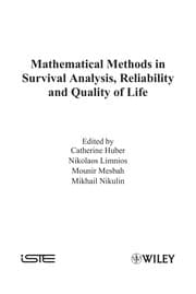 Tapa de Mathematical methods in survival analysis, reliability and quality of life