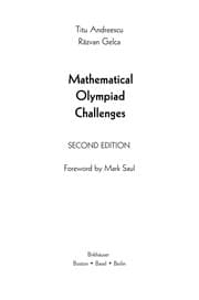 Tapa de Mathematical Olympiad Challenges