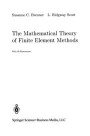 Tapa de The Mathematical Theory of Finite Element Methods