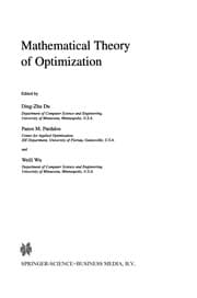 Tapa de Mathematical Theory of Optimization