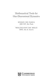 Tapa de Mathematical tools for one-dimensional dynamics