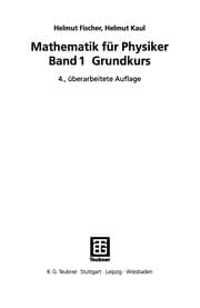 Tapa de Mathematik für Physiker Band 1 Grundkurs
