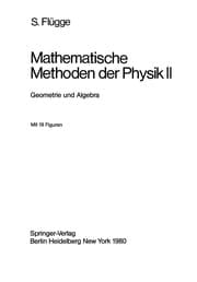 Tapa de Mathematische Methoden der Physik II