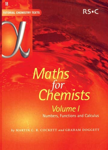 Tapa de Maths for chemists