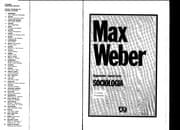 Tapa de Max Weber