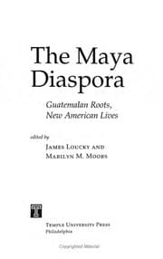 Tapa de The Maya diaspora