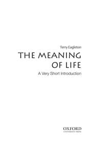Tapa de MEANING OF LIFE