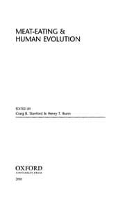 Tapa de Meat-eating & human evolution