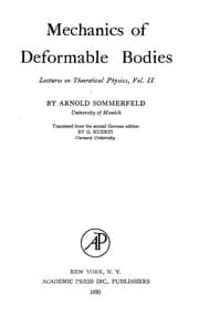 Tapa de Mechanics of Deformable Bodies