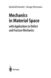 Tapa de Mechanics in Material Space