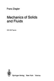 Tapa de Mechanics of Solids and Fluids