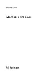Tapa de Mechanik der Gase