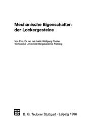 Tapa de Mechanische Eigenschaften der Lockergesteine