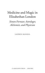 Tapa de Medicine and magic in Elizabethan London