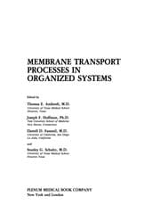 Tapa de Membrane transport processes in organized systems