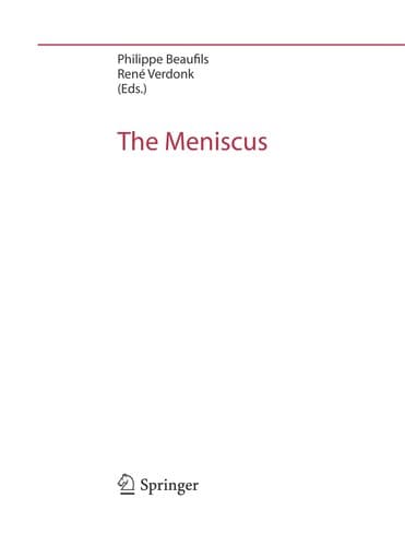 Tapa de The meniscus
