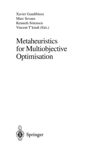Tapa de Metaheuristics for Multiobjective Optimisation