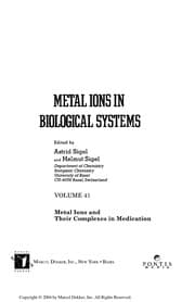 Tapa de Metal Ions in Biological Systems, 41