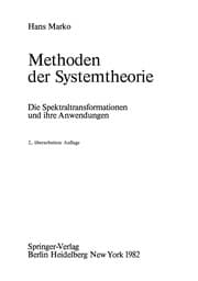 Tapa de Methoden der Systemtheorie