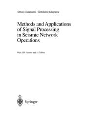 Tapa de Methods and applications of signal processing in seismic network operations